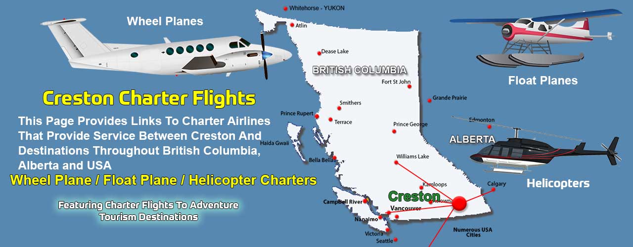 Creston BC Air Charter Directory